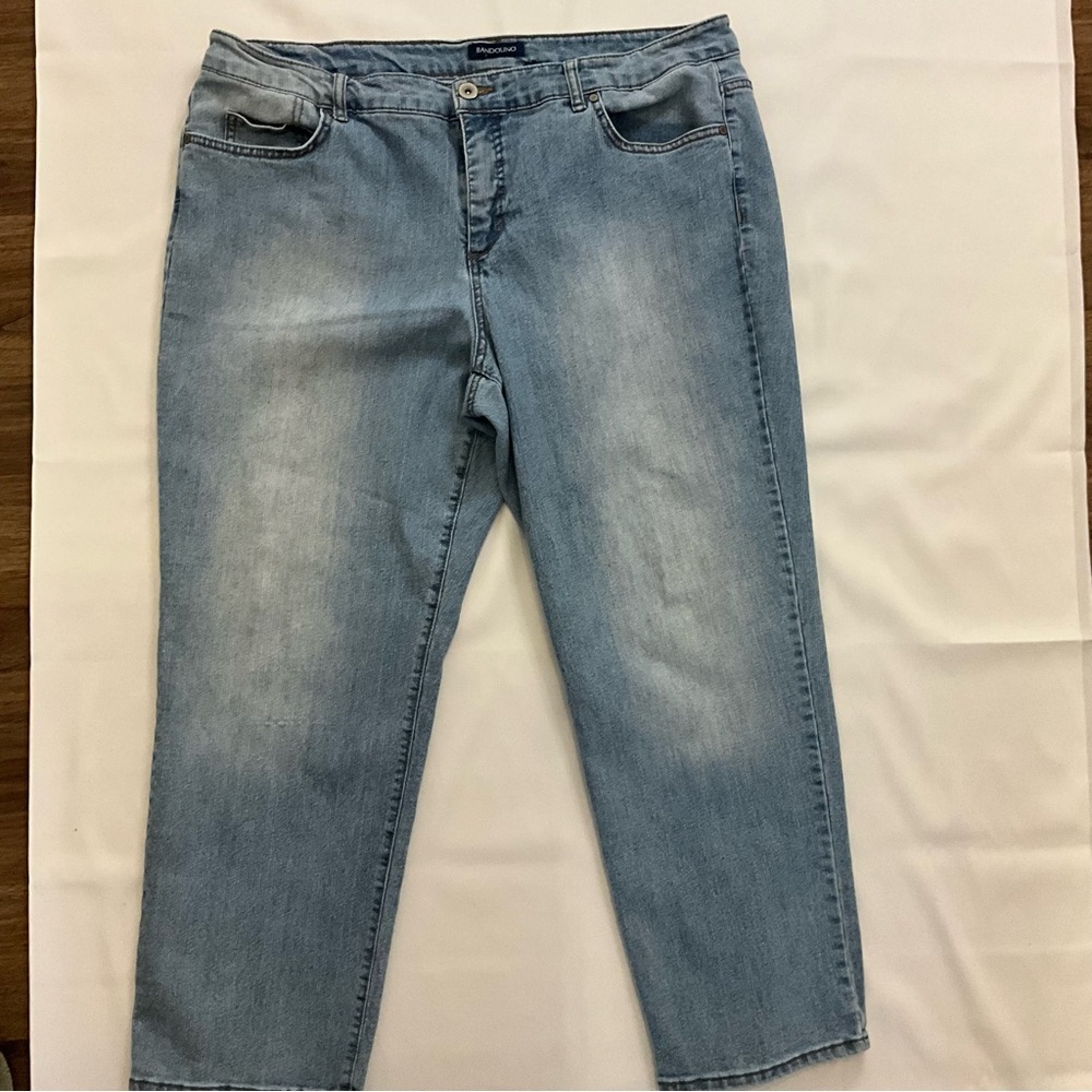 Bandolino Jeans 20W Straight Leg Jeans Light Blue